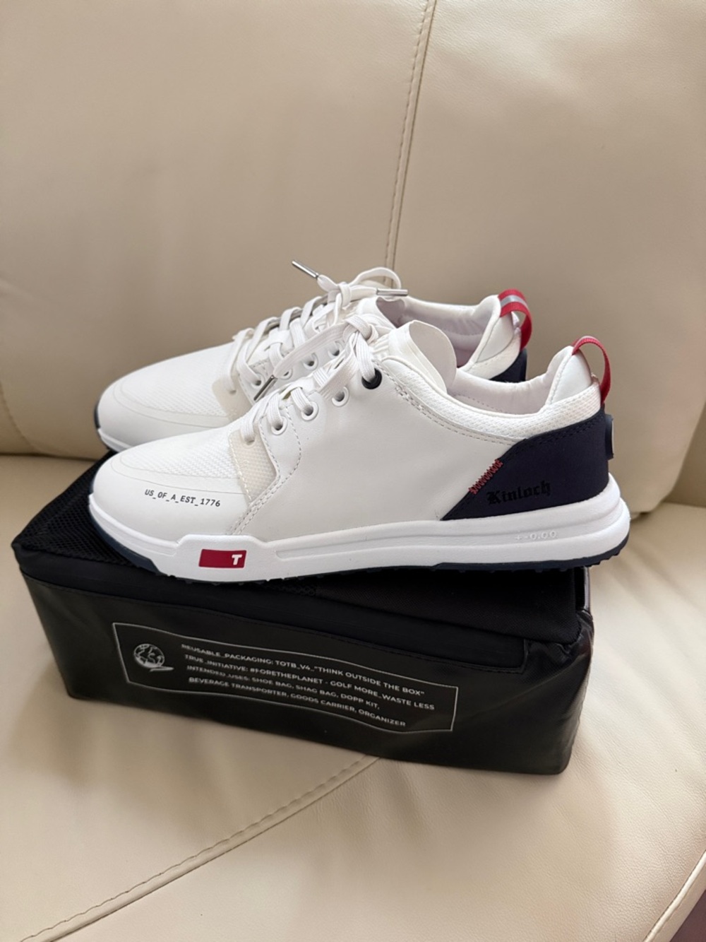 True Linkswear OG Cush Size 9 Men’s Lace-Up Golf Shoes Kinloch